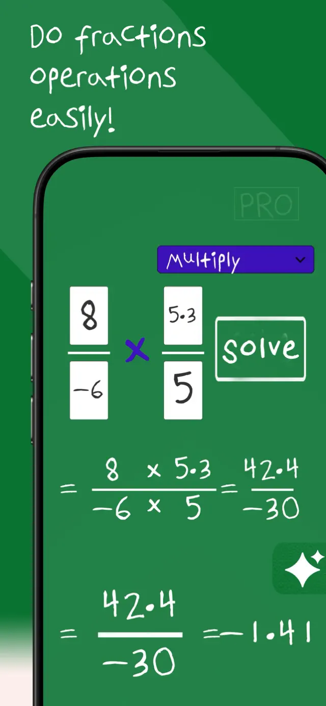 Fraction Calculator Smart Calc screenshot 1