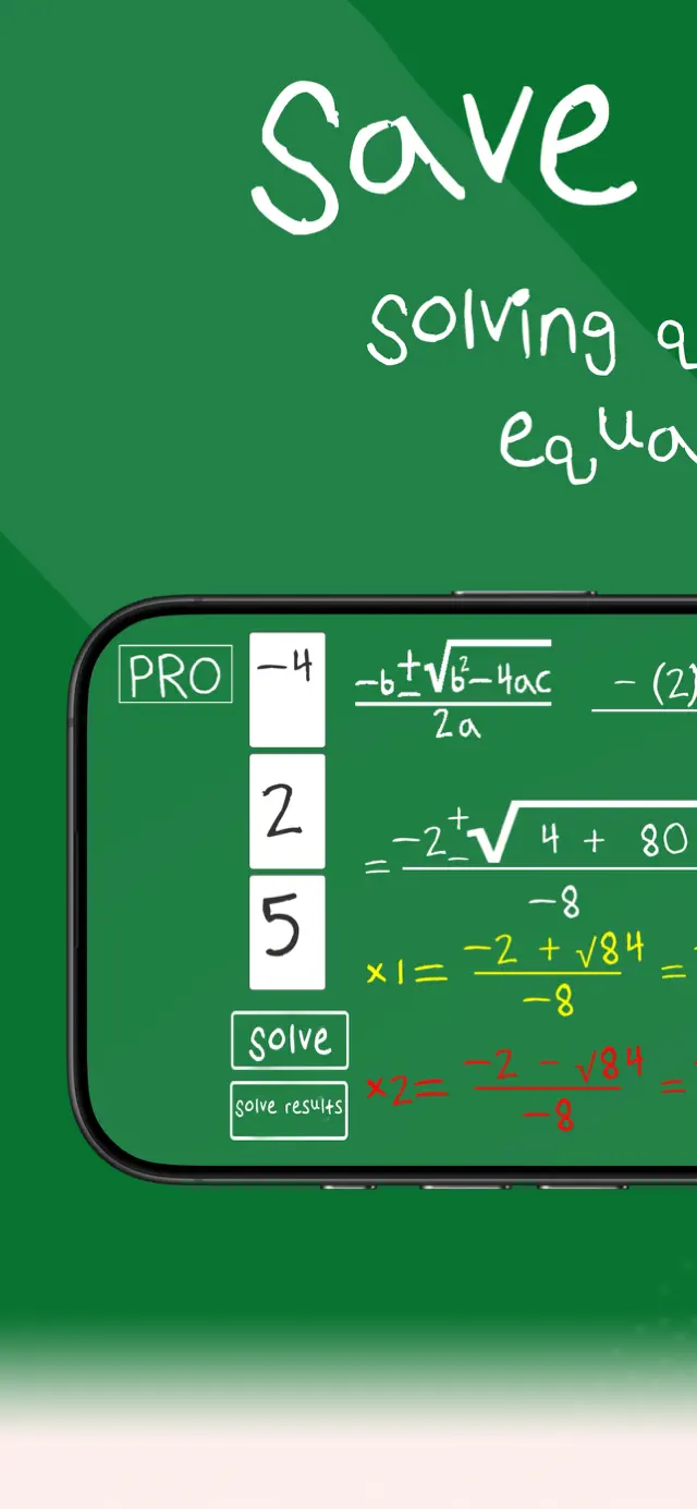Quadratic Equation AI Solver screenshot 1