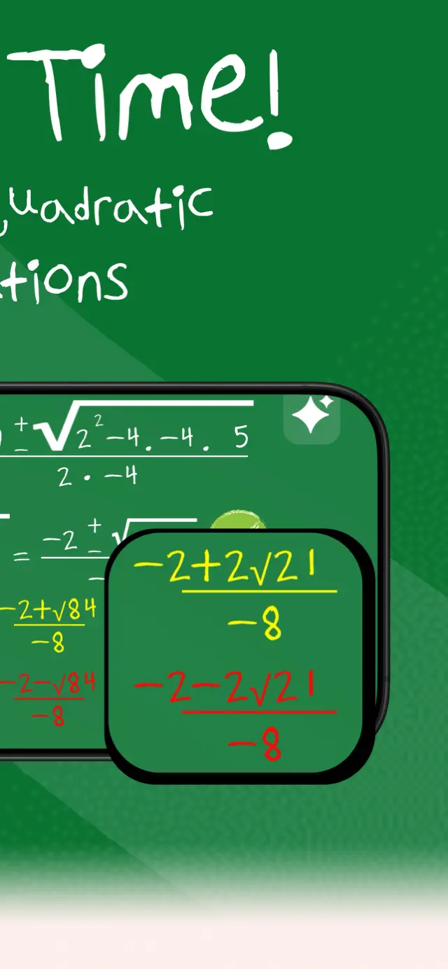 Quadratic Equation AI Solver screenshot 2