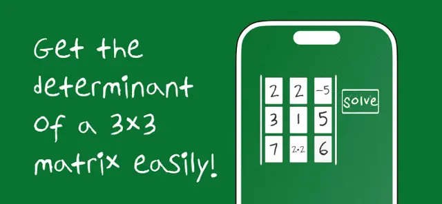 Captura 1 de Sarrus Calculator Matrix Det