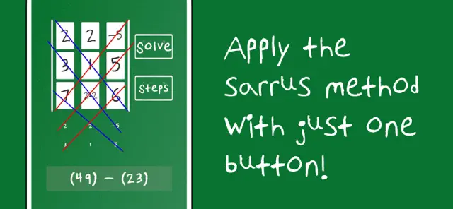 Captura 2 de Sarrus Calculator Matrix Det
