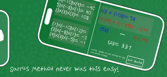 Captura 6 de Sarrus Calculator Matrix Det